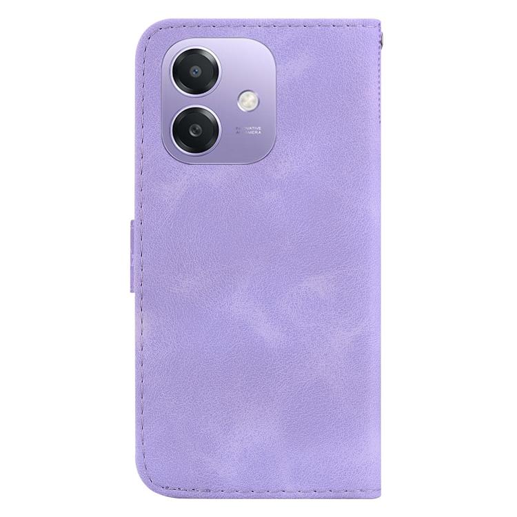 For OPPO A5x 5G / A3 4G / 5G / A3x 4G / 5G Seven-shaped Embossed Leather Phone Case