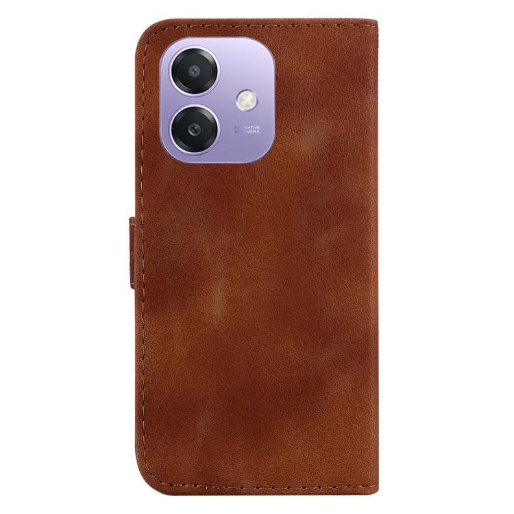 For OPPO A5x 5G / A3 4G / 5G / A3x 4G / 5G Seven-shaped Embossed Leather Phone Case