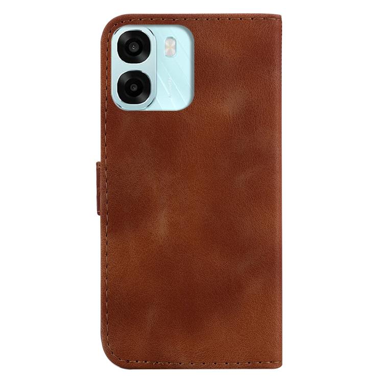 For OPPO A6 / A6s / A6t / A6x 4G / 5G Global Seven-shaped Embossed Leather Phone Case