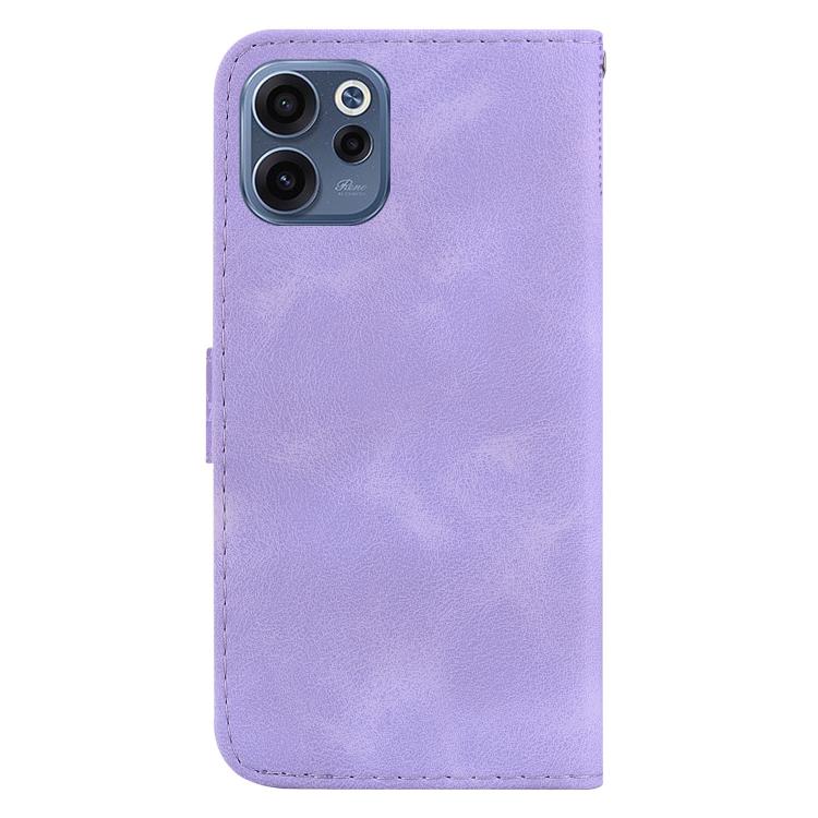 For OPPO Reno15 F 5G Global Seven-shaped Embossed Leather Phone Case