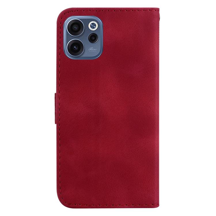 For OPPO Reno15 F 5G Global Seven-shaped Embossed Leather Phone Case