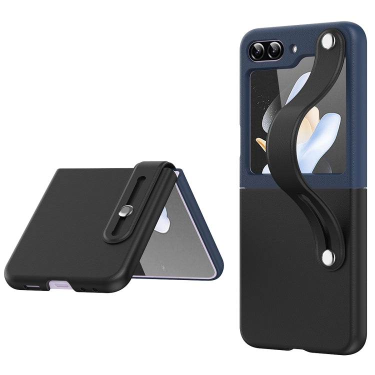 For Samsung Galaxy Z Flip5 Skin Contrast Wristband Folding Phone Case