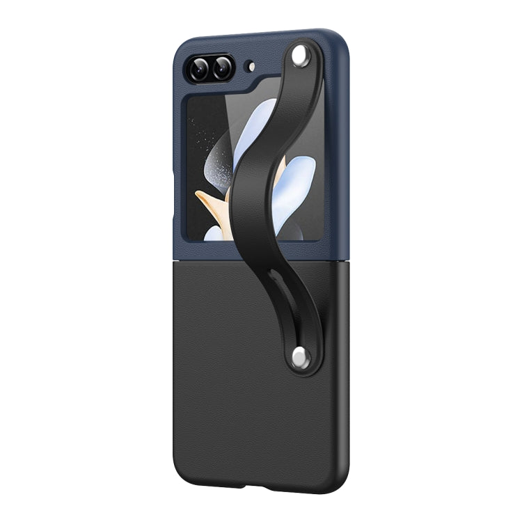 For Samsung Galaxy Z Flip5 Skin Contrast Wristband Folding Phone Case