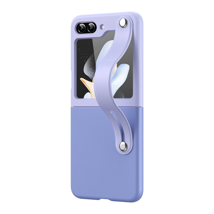 For Samsung Galaxy Z Flip5 Skin Contrast Wristband Folding Phone Case