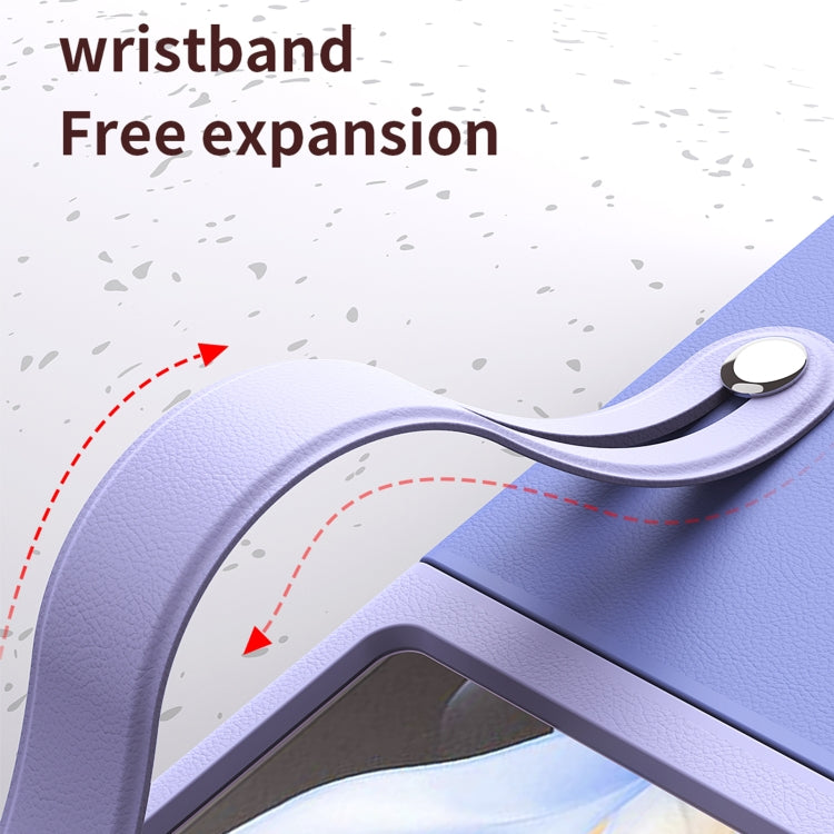 For Samsung Galaxy Z Flip5 Skin Contrast Wristband Folding Phone Case