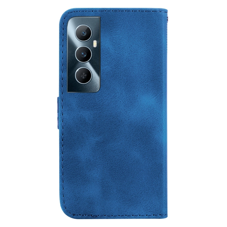 For Realme C65 4G Seven-shaped Embossed Leather Phone Case