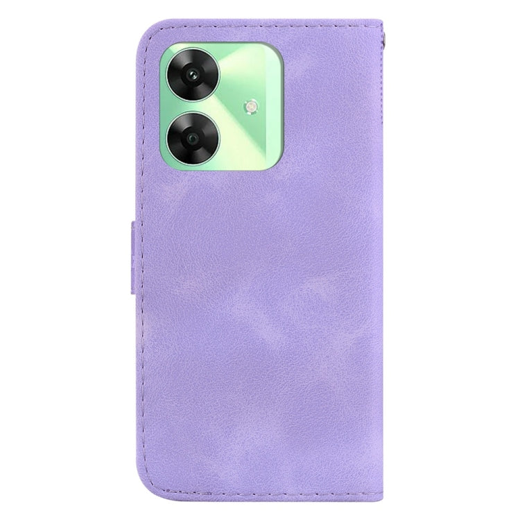 For Realme C61 / C63 / Note 60 Seven-shaped Embossed Leather Phone Case