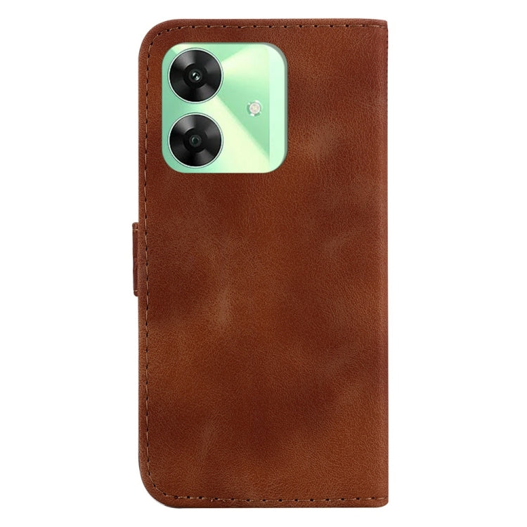 For Realme C61 / C63 / Note 60 Seven-shaped Embossed Leather Phone Case
