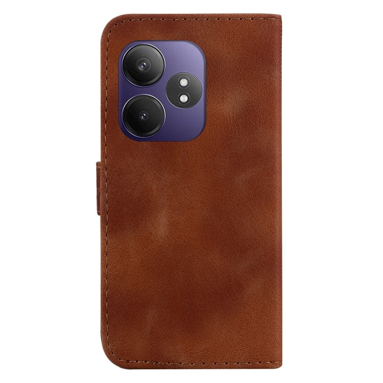 For Realme GT 6 / GT 6T / GT Neo6 / GT Neo6 SE Seven-shaped Embossed Leather Phone Case