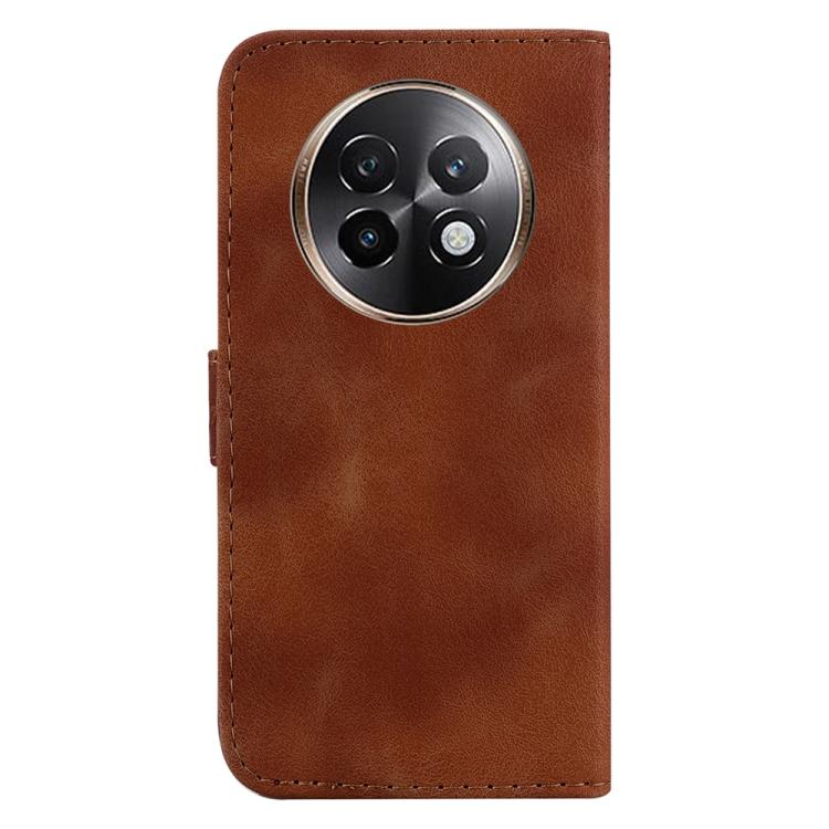 For Realme 13+ Global Seven-shaped Embossed Leather Phone Case