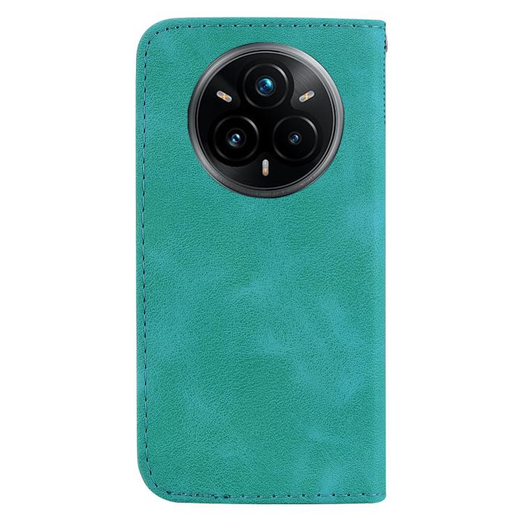 For Realme 14 Pro+ Seven-shaped Embossed Leather Phone Case