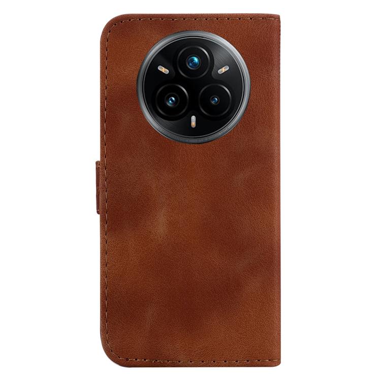 For Realme 14 Pro+ Seven-shaped Embossed Leather Phone Case