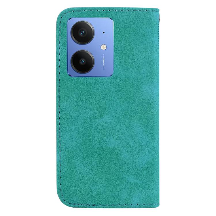 For Realme Neo7 SE Seven-shaped Embossed Leather Phone Case