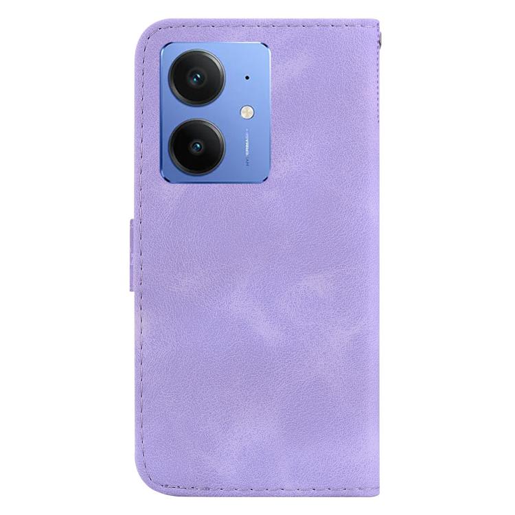 For Realme Neo7 SE Seven-shaped Embossed Leather Phone Case