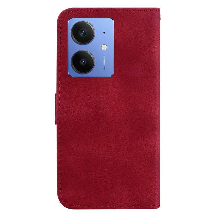 For Realme Neo7 SE Seven-shaped Embossed Leather Phone Case