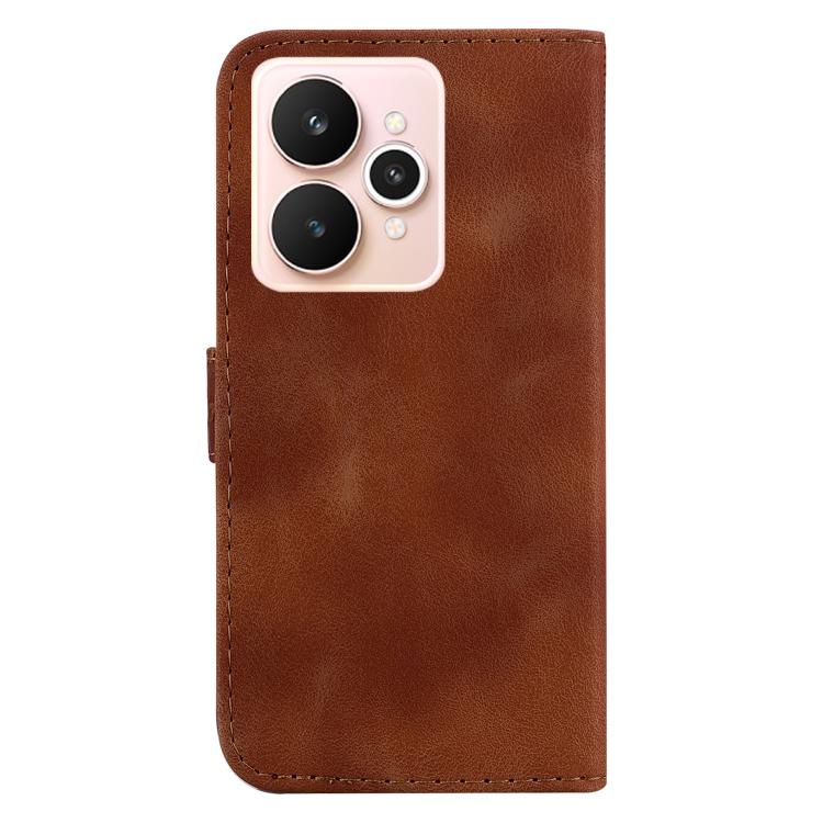 For Realme 15 5G / Realme 15 Pro 5G Seven-shaped Embossed Leather Phone Case
