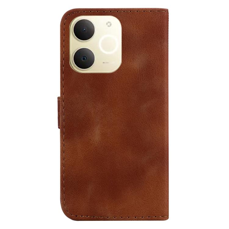 For Realme Narzo 80 Lite 4G / C71 India Seven-shaped Embossed Leather Phone Case