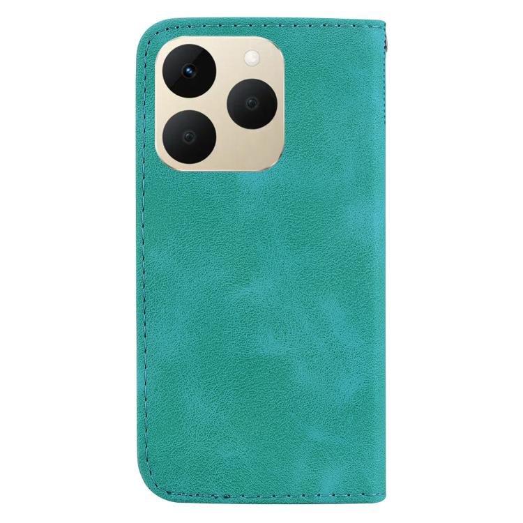 For Realme 15T 5G Seven-shaped Embossed Leather Phone Case