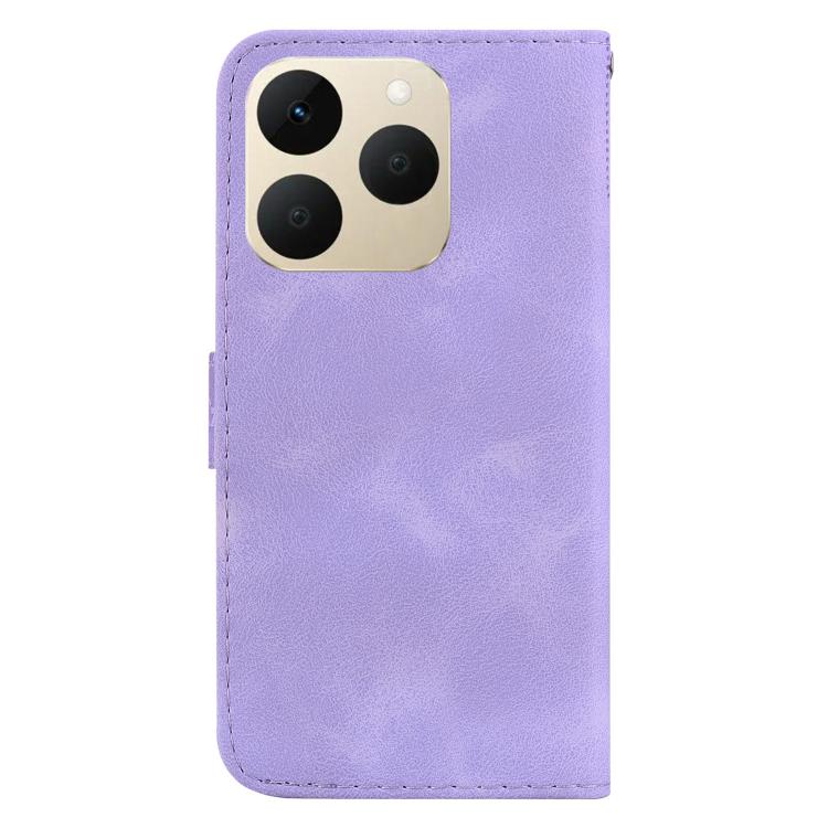 For Realme 15T 5G Seven-shaped Embossed Leather Phone Case