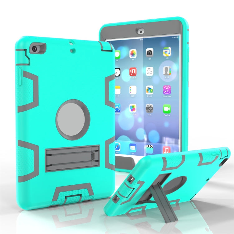 For iPad Mini 5 / 4 Shockproof PC + Silicone Protective Caseï¼Œwith Holder