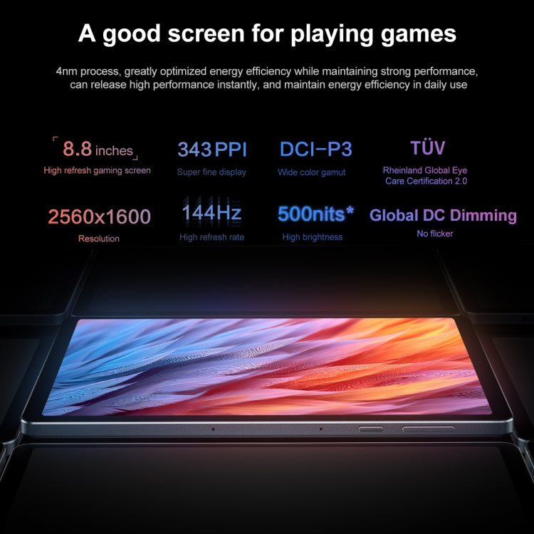 Lenovo LEGION Y700 2023 8.8 inch WiFi Gaming Tablet, 1