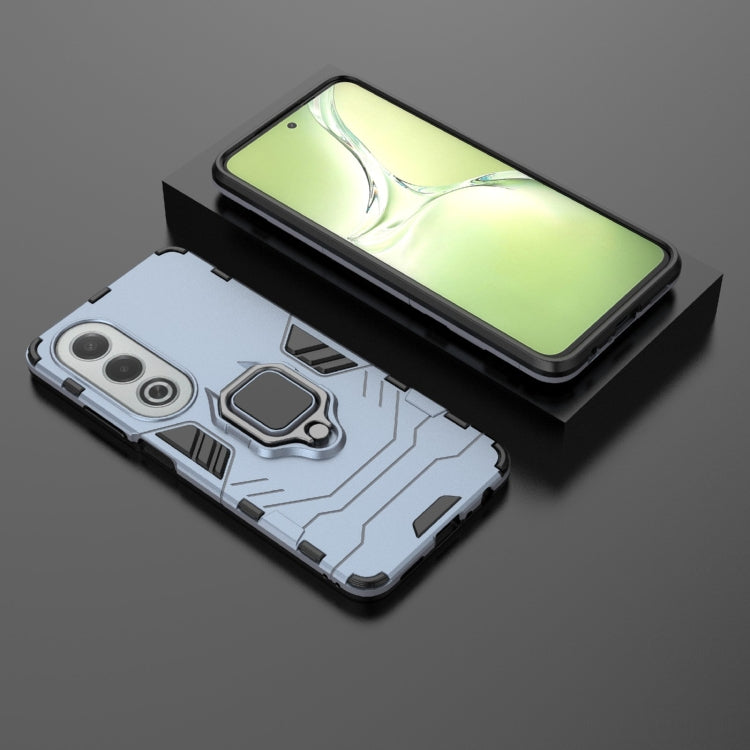 For OPPO K12X 5G Global PC + TPU Shockproof Protective Phone Case with Magnetic Ring Holder