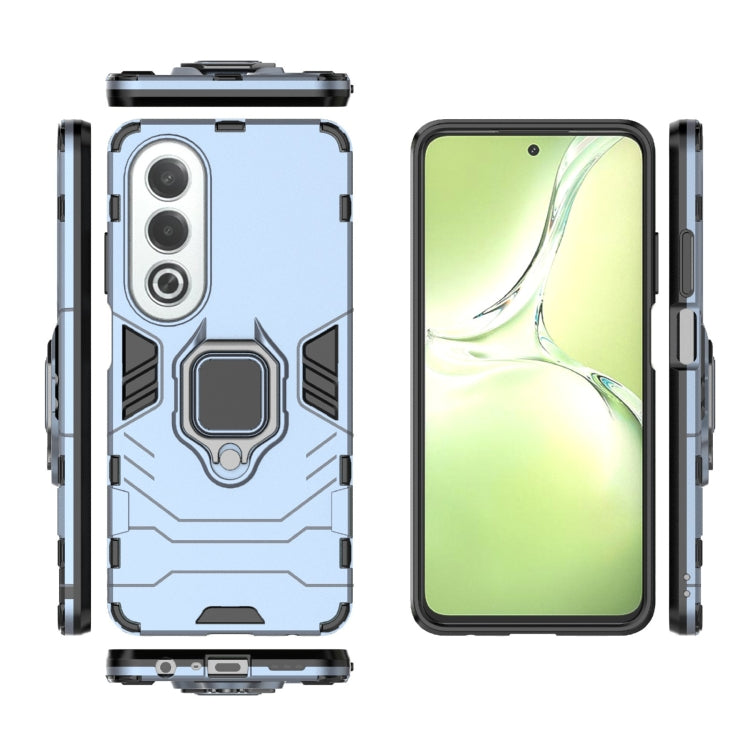 For OPPO K12X 5G Global PC + TPU Shockproof Protective Phone Case with Magnetic Ring Holder