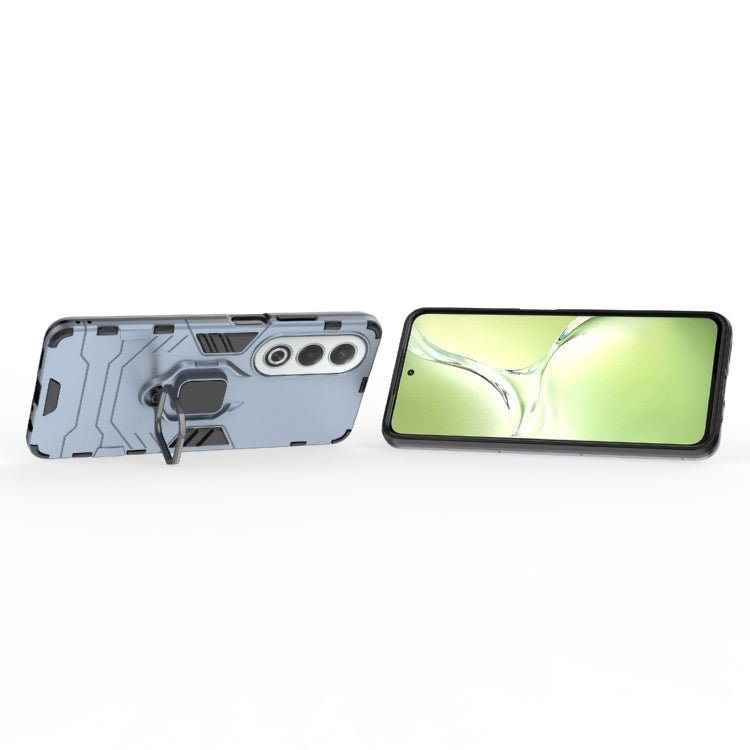 For OPPO K12X 5G Global PC + TPU Shockproof Protective Phone Case with Magnetic Ring Holder