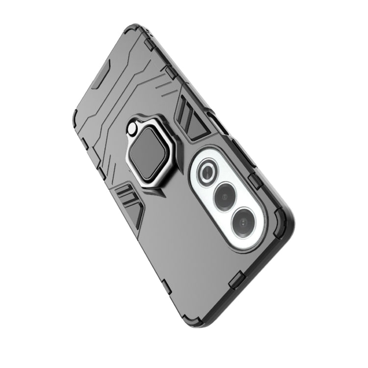 For OPPO K12X 5G Global PC + TPU Shockproof Protective Phone Case with Magnetic Ring Holder