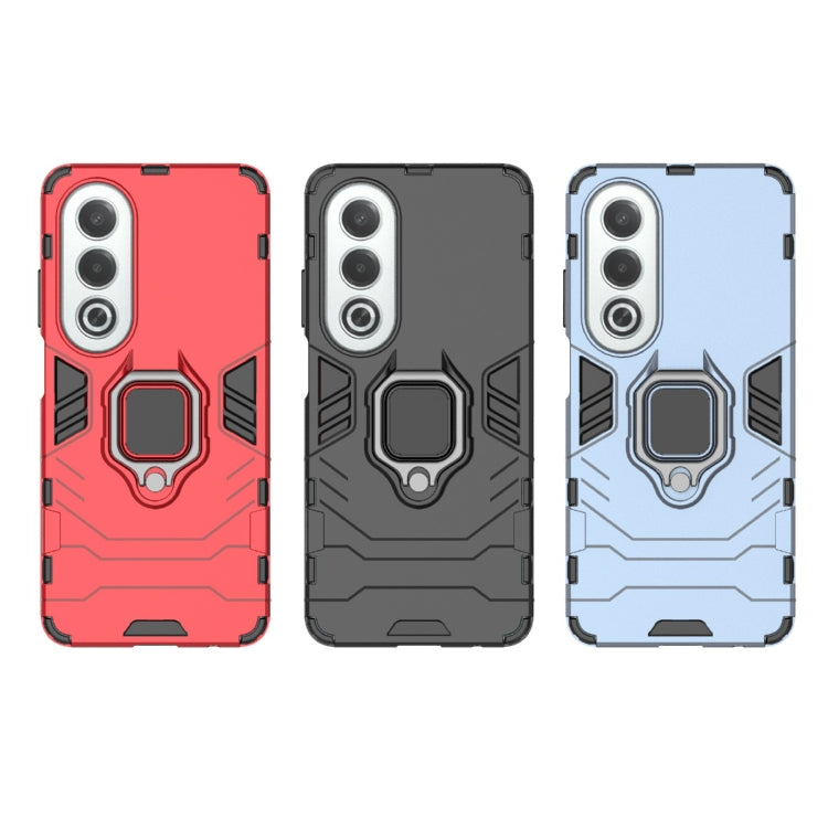 For OPPO K12X 5G Global PC + TPU Shockproof Protective Phone Case with Magnetic Ring Holder