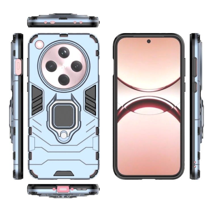 For OPPO Find X8 5G PC + TPU Shockproof Protective Phone Case with Magnetic Ring Holder