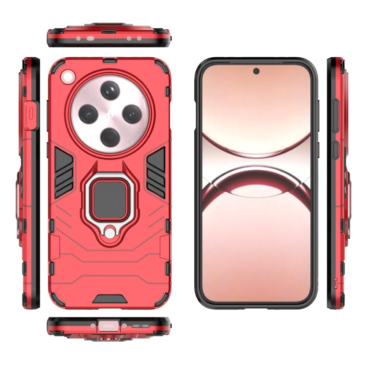 For OPPO Find X8 5G PC + TPU Shockproof Protective Phone Case with Magnetic Ring Holder