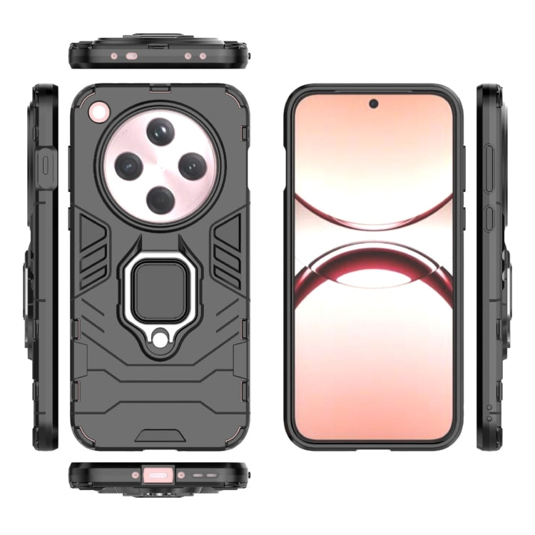 For OPPO Find X8 5G PC + TPU Shockproof Protective Phone Case with Magnetic Ring Holder