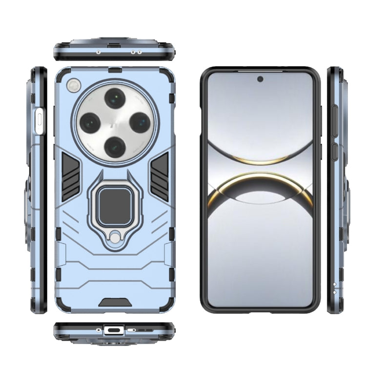 For OPPO Find X8 Pro PC + TPU Shockproof Protective Phone Case with Magnetic Ring Holder