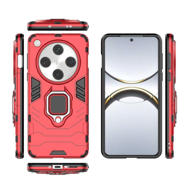 For OPPO Find X8 Pro PC + TPU Shockproof Protective Phone Case with Magnetic Ring Holder