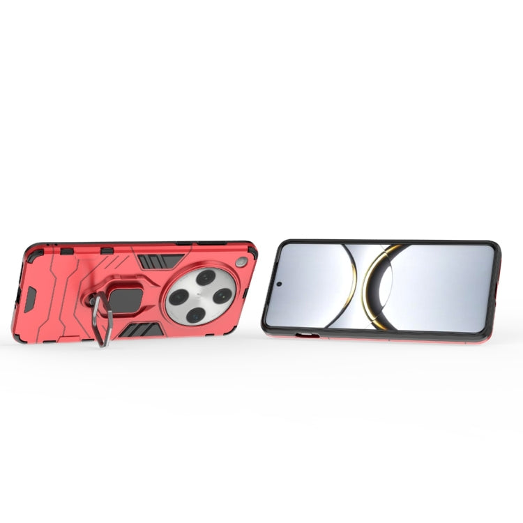 For OPPO Find X8 Pro PC + TPU Shockproof Protective Phone Case with Magnetic Ring Holder