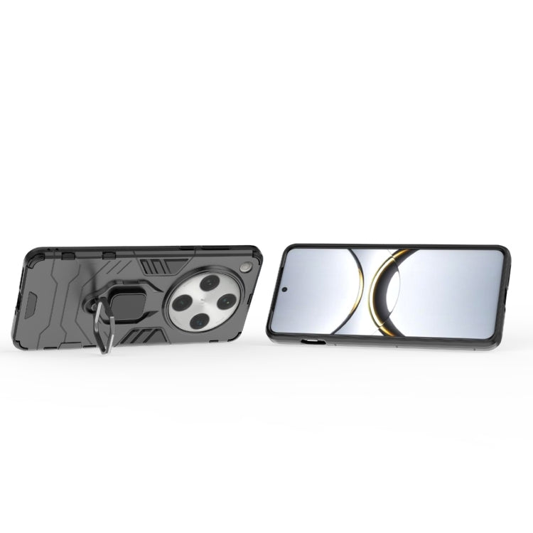 For OPPO Find X8 Pro PC + TPU Shockproof Protective Phone Case with Magnetic Ring Holder