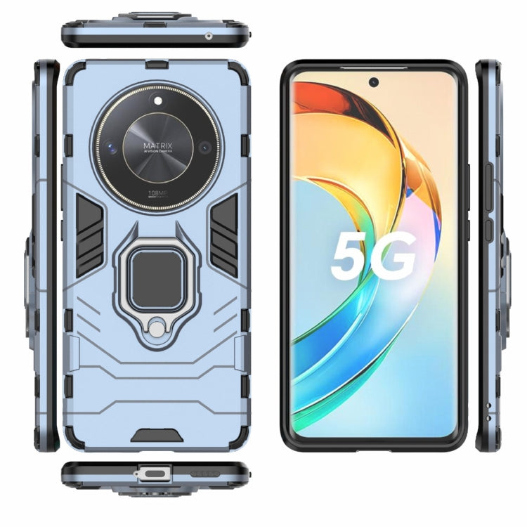 For Honor X50 PC + TPU Shockproof Protective Phone Case with Magnetic Ring Holder