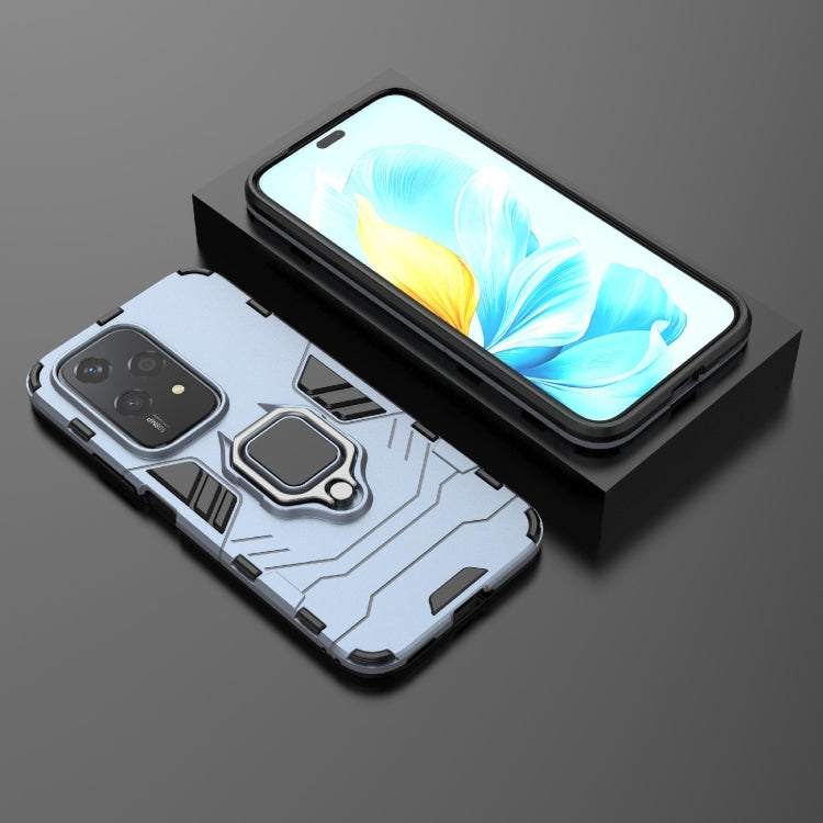 For Honor 200 Lite Global PC + TPU Shockproof Protective Phone Case with Magnetic Ring Holder