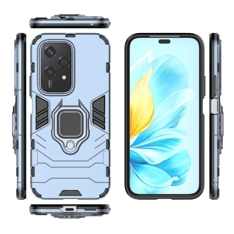 For Honor 200 Lite Global PC + TPU Shockproof Protective Phone Case with Magnetic Ring Holder