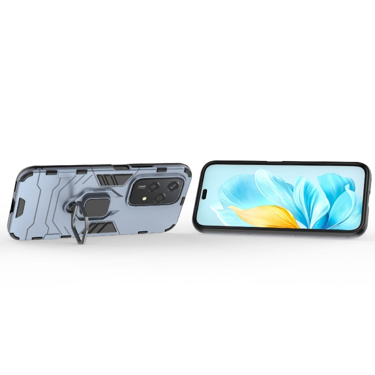 For Honor 200 Lite Global PC + TPU Shockproof Protective Phone Case with Magnetic Ring Holder