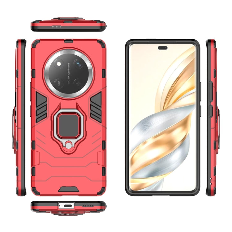 For Honor X60 Pro 5G PC + TPU Shockproof Protective Phone Case with Magnetic Ring Holder