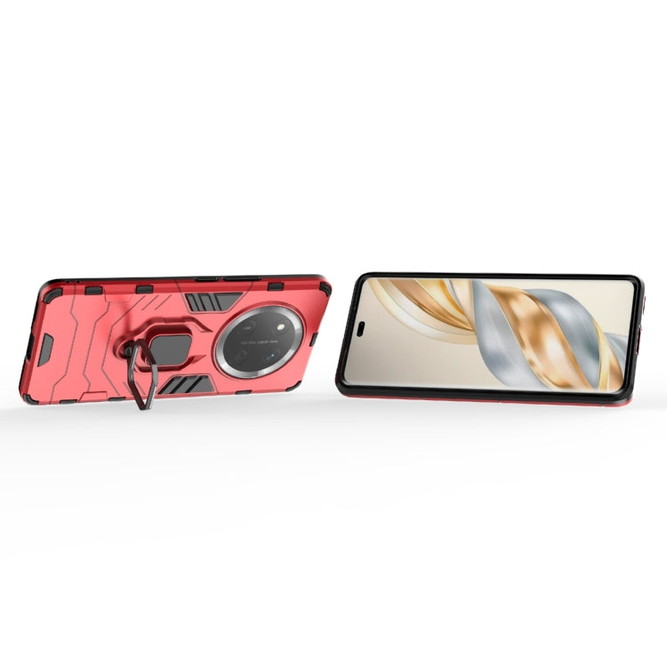 For Honor X60 Pro 5G PC + TPU Shockproof Protective Phone Case with Magnetic Ring Holder