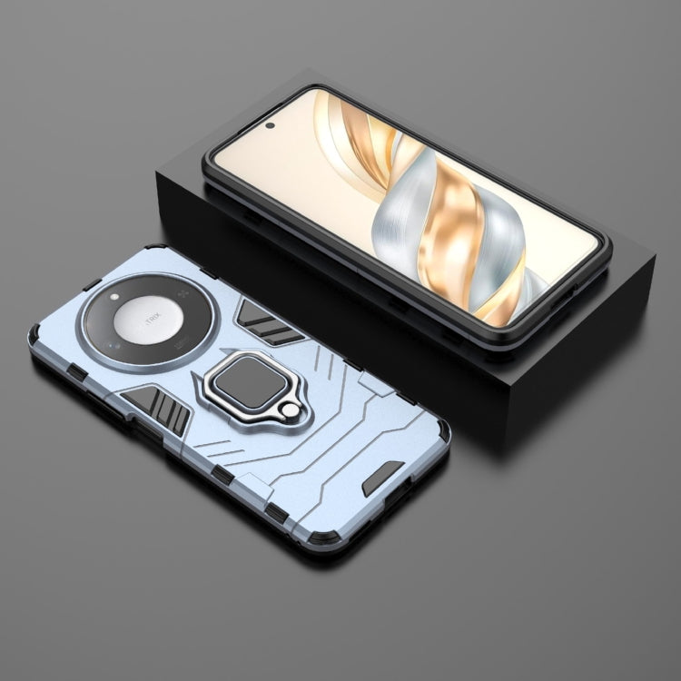 For Honor X60 5G PC + TPU Shockproof Protective Phone Case with Magnetic Ring Holder