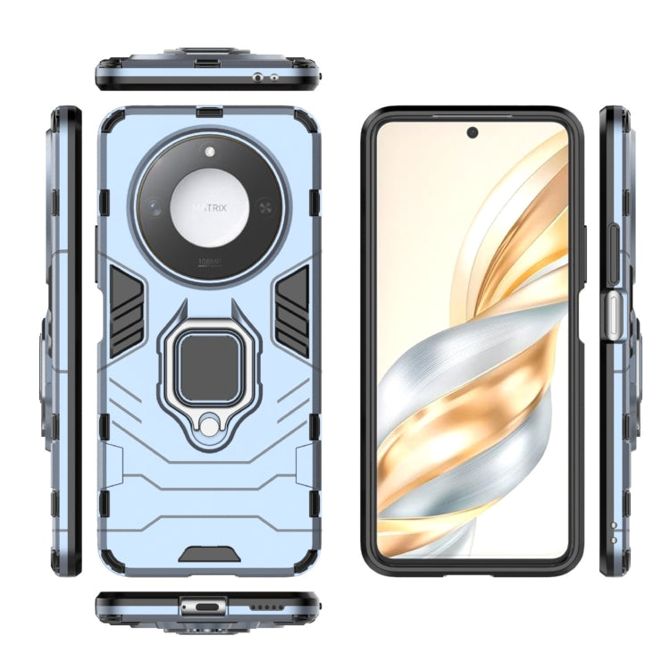 For Honor X60 5G PC + TPU Shockproof Protective Phone Case with Magnetic Ring Holder