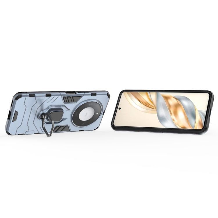 For Honor X60 5G PC + TPU Shockproof Protective Phone Case with Magnetic Ring Holder