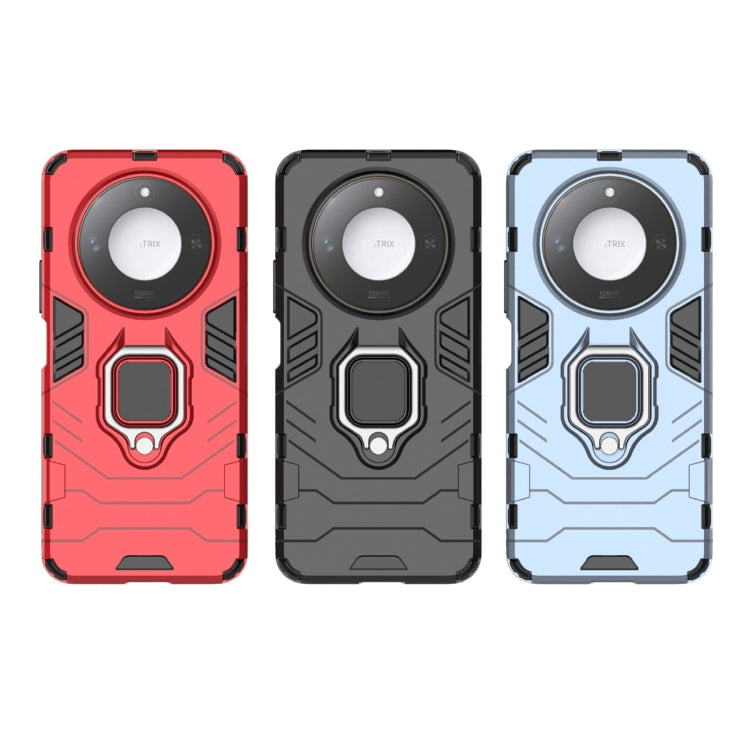 For Honor X60 5G PC + TPU Shockproof Protective Phone Case with Magnetic Ring Holder