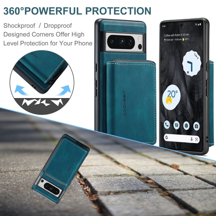 For Google Pixel 8 Pro JEEHOOD Magnetic Zipper Wallet Phone Leather Case