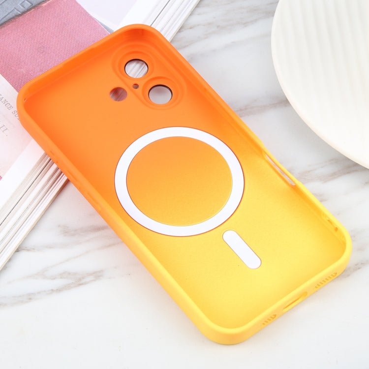 For iPhone 16 Plus Liquid TPU Silicone Gradient MagSafe Phone Case