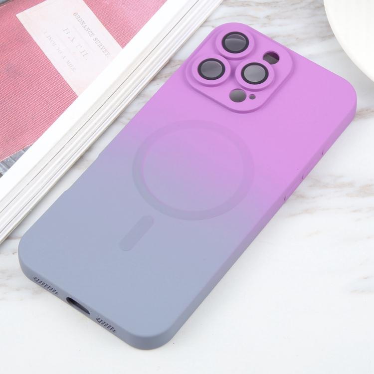 For iPhone 17e / 16e Liquid TPU Silicone Gradient MagSafe Phone Case
